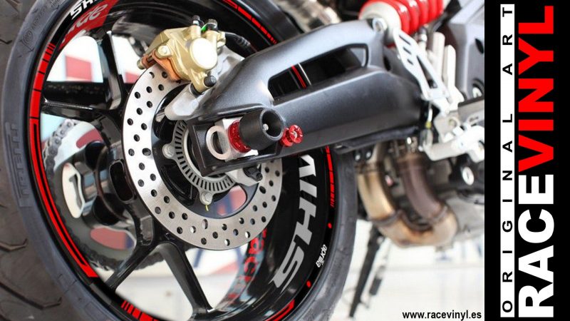 Aprilia Shiver 900 kit de pegatinas en vinilo adhesivo para llantas de moto rim sticker wheel