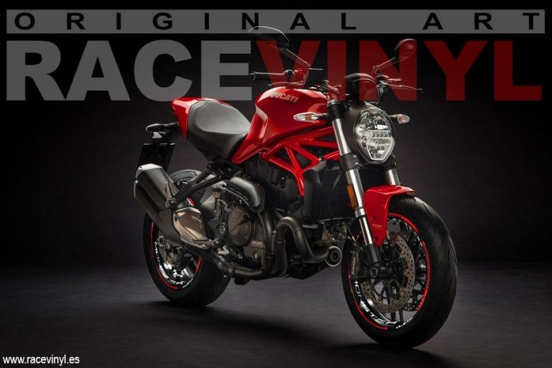 Vinilos Marchesini para la Ducati Monster de Racevinyl