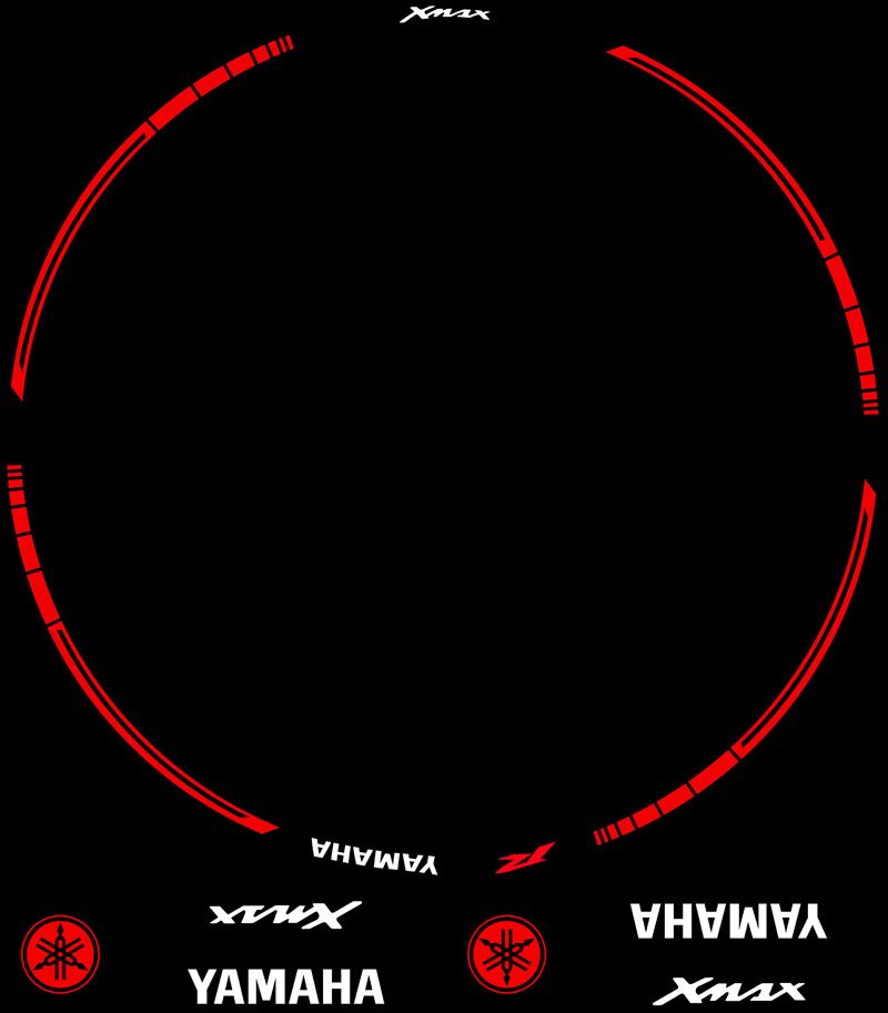 Contenido Vinilos Kit PRO Yamaha Xmax