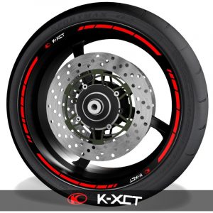 Adhesivos de moto vinilos para el perfil de llantas logo Kymco KXCT speed