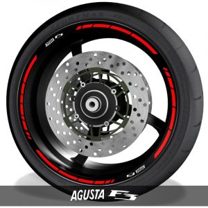 Adhesivosvinilos para perfil de llantas logos MV Agusta F3 speed