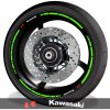Adhesivos de moto pegatinas para perfil de llantas logo Kawasaki speed