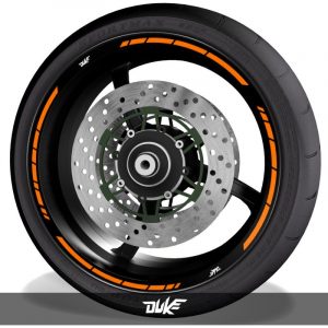 Pegatinasvinilos para perfil de llantas logos KTM Duke speed