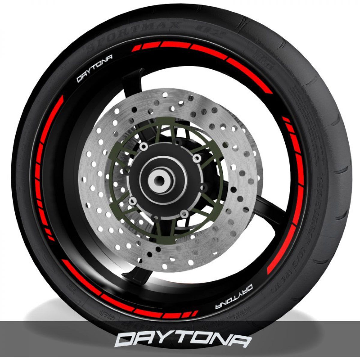 Triumph Daytona Motorcycle Rim Wheel Decal Accessory Sticker SDPKPWPTR002 