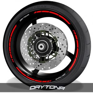 Adhesivospegatinas para perfil de llantas logos Triumph Daytona speed