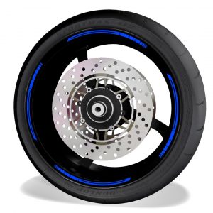Rim Stripes Kit for without logos, compatible with Suzuki
