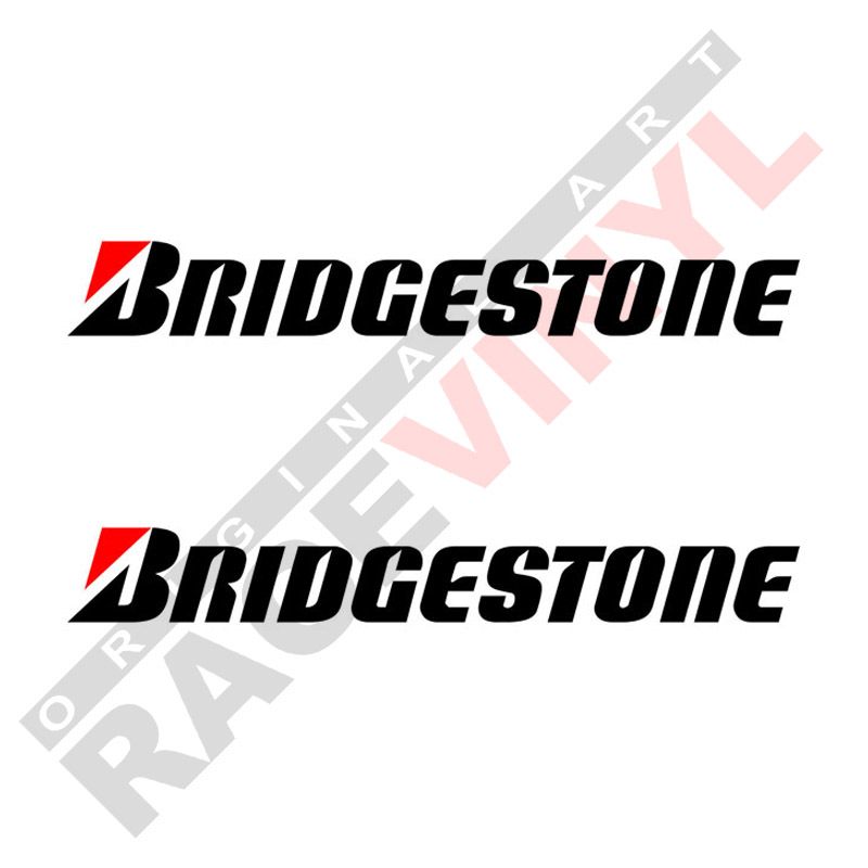 Adhesivos y pegatinas de sponsors para motos logo Bridgestone 2uds