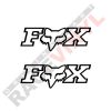 Vinilos y adhesivos de sponsors para motos logo Fox 2uds
