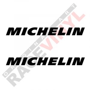 Vinilos y adhesivos de sponsors para motos logo Michelin 2uds