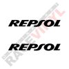 Vinilos de sponsors para motos adhesivos logotipo Repsol 2uds