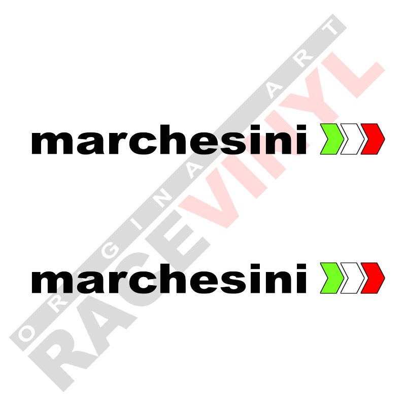 Pegatinas y adhesivos de sponsors para motos logo Marchesini 2uds
