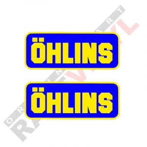 Pegatinas y vinilos de sponsors para motos logo Ohlins 2uds