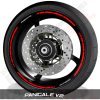 Rim sticker stripe vinyls for Ducati Panigale V2 speed