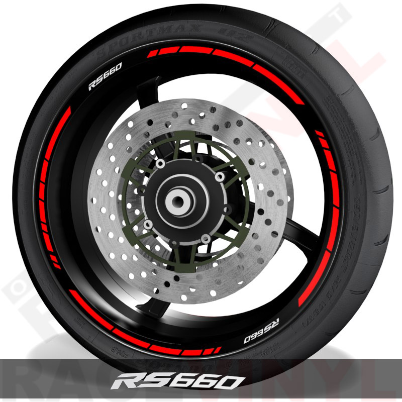 Vynils and stickers for tyre profile Aprilia Rs660 speed